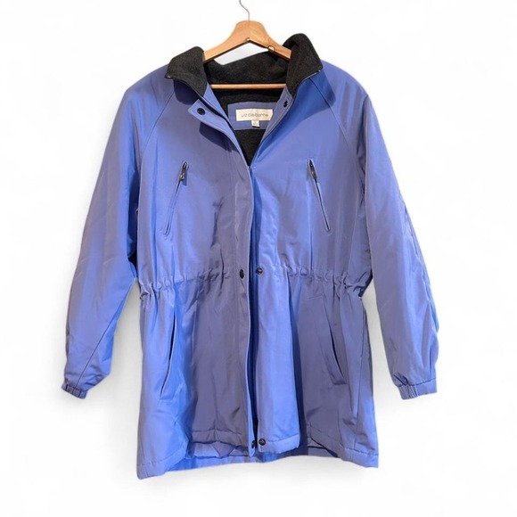 Liz Claiborne Periwinkle Purple Winter Jacket Size Large - Picture 1 of 8
